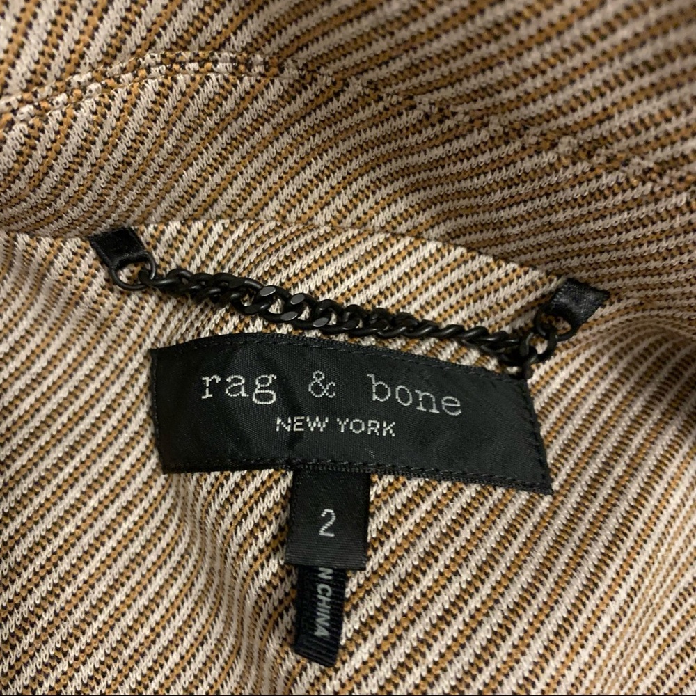 rag & bone Tan Herringbone Blazer - Picture 7 of 10